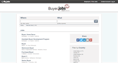 Desktop Screenshot of buyer.jobs